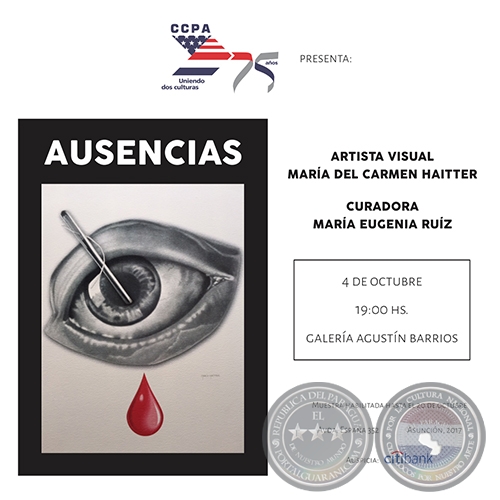 Ausencias - Muestra de María del Carmen Haitter - Miércoles 4 de octubre de 2017